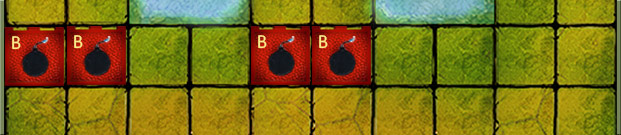 Bombs in front line Bombs in front line