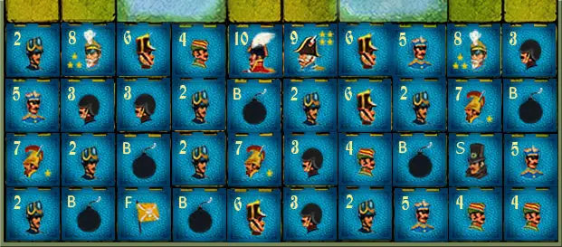 Blitzkrieg setup for Stratego