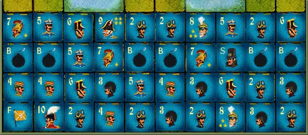 Man the Barricades setup for Stratego