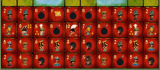 Stratego setup from Shoreline Bluff Stratego setup from Shoreline Bluff