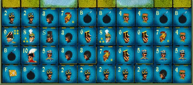 Stratego setup from Bill East Stratego setup from Bill East