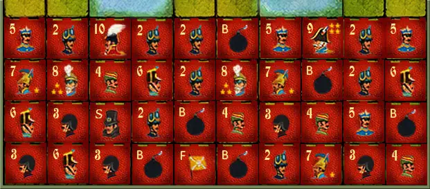 Shield Defense setup for Stratego